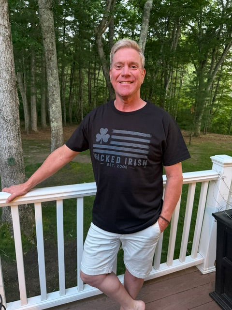 Wicked Irish Flag Short Sleeve Tee-Brand New!