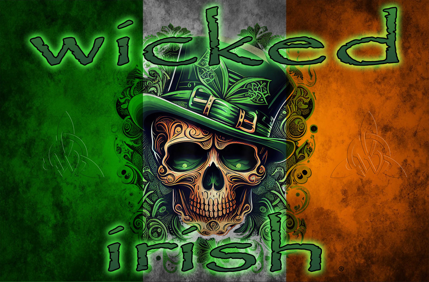 Wicked Irish Boat Flag