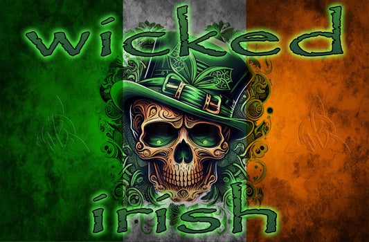 Wicked Irish Boat Flag
