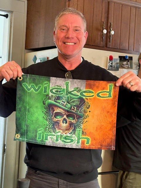 Wicked Irish Boat Flag