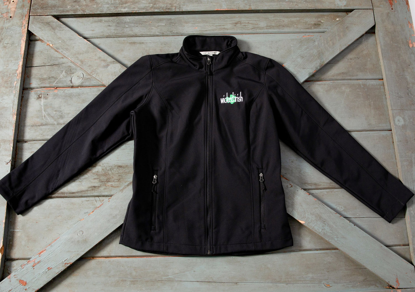 Wicked Irish Ladies Core Soft Shell Jacket – Black