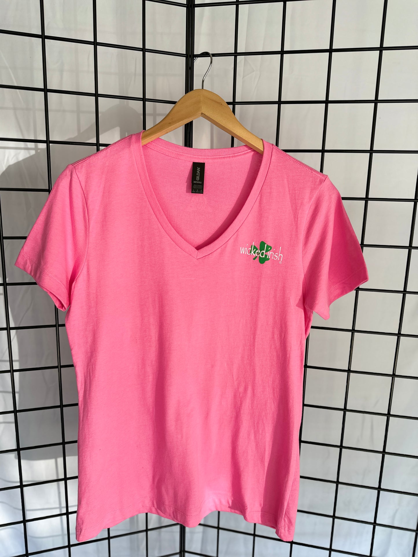 Wicked Irish Ladies V Neck Short Sleeve Tee