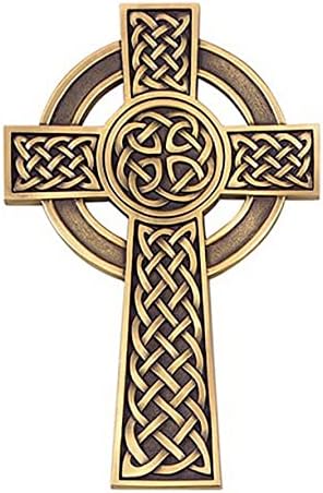 8" Bronze Celtic Cross Wall Hanging