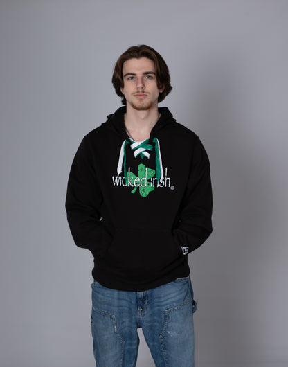 Face Off Hoodie Black w/2 Laces