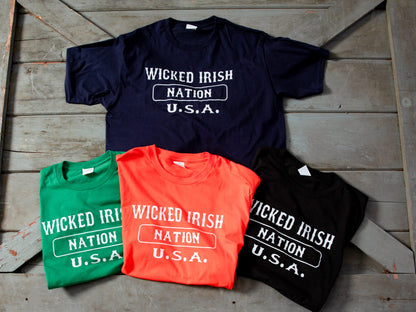 Wicked Irish Nation USA Unisex T-Shirt