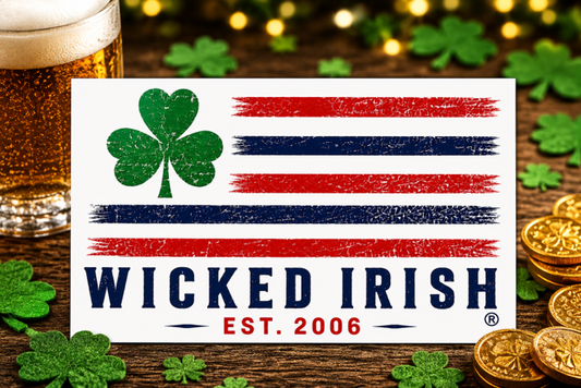 Wicked Irish® Flag Sticker