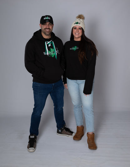 Face Off Hoodie Black w/2 Laces