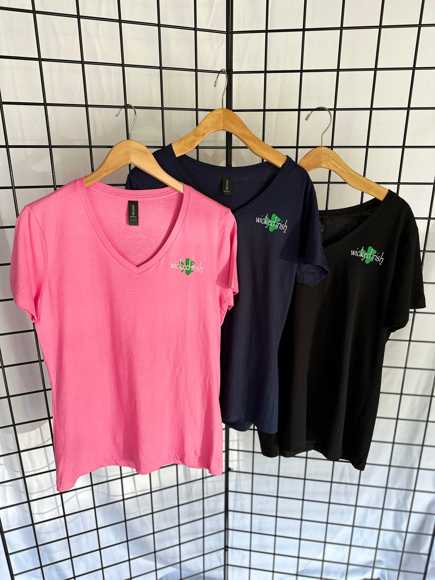 Wicked Irish Ladies V Neck Short Sleeve Tee
